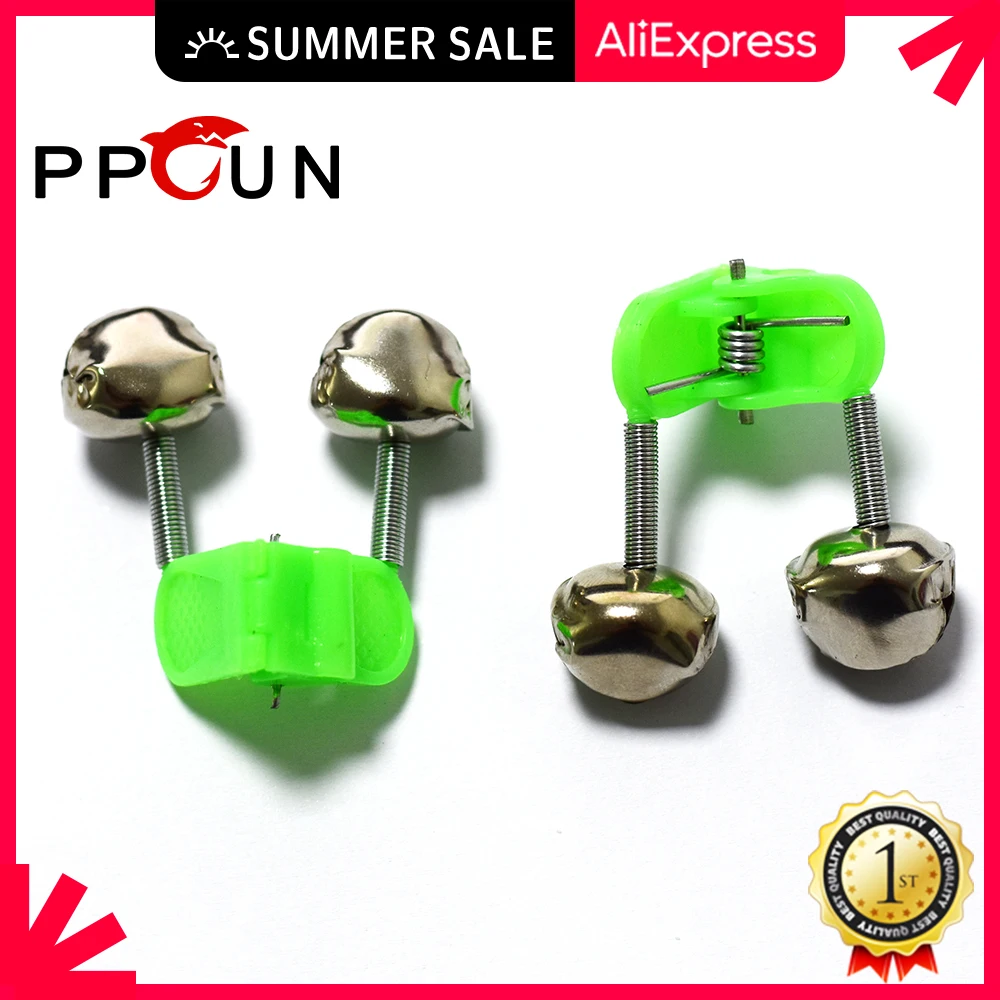 

5PCS Fishing Bite Alarms Clip Bells Accessories Lures for Plastic+galvanized Sea Tackle Goods Summer Hooks Carp Groundbait Pond