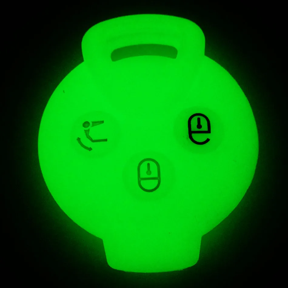 1 шт. чехол для автомобильного ключа с 3 кнопками Benz Smart Car City Roadster двух ForFour черный