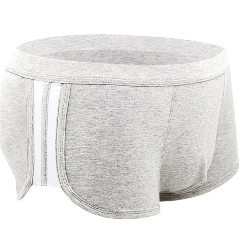 Молодежные четырехугольный трусы мужские спортивные Стиль Трусы шорты из