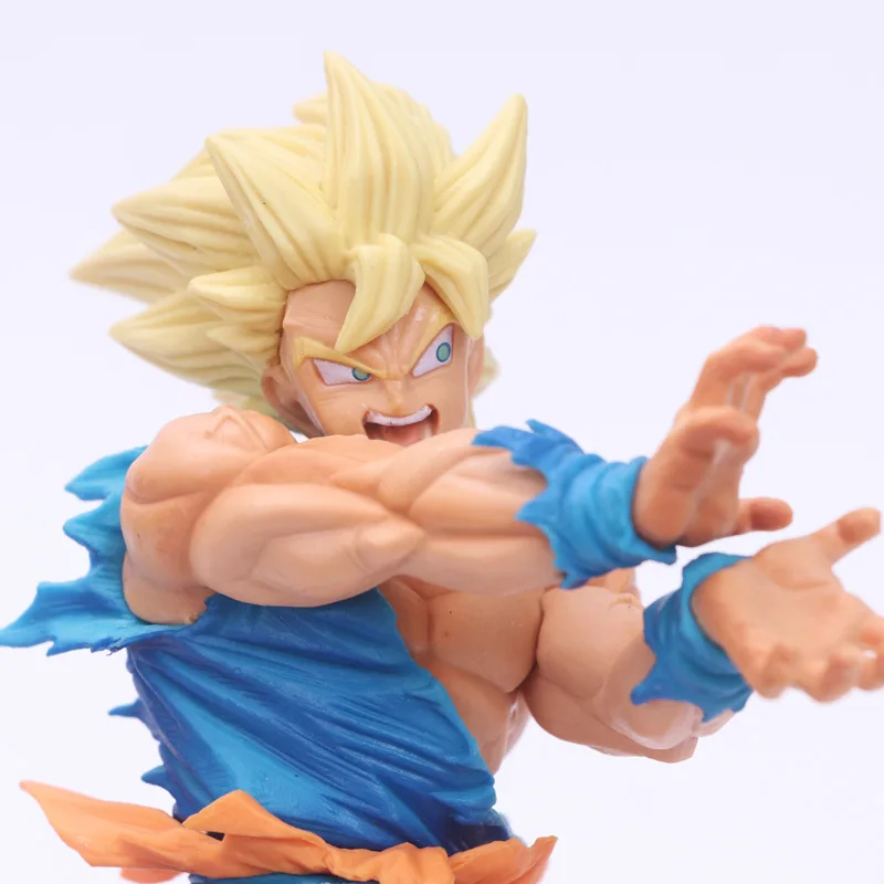 Аниме Dragon Ball Z Сон Гоку Супер Saiyan штурм 50-летие памятный Ver ПВХ фигурка DBZ Коллекционная модель