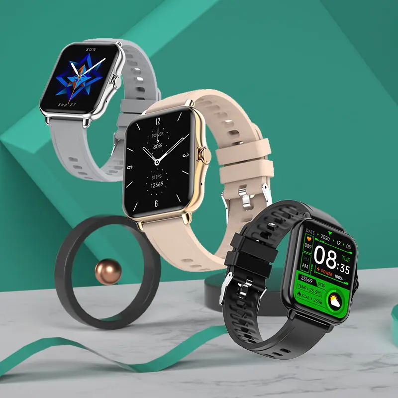 lige men smart watch 1 69inch sport pedometer smartwatch men women heart rate monitor bluetooth call ecg watches for ios android free global shipping
