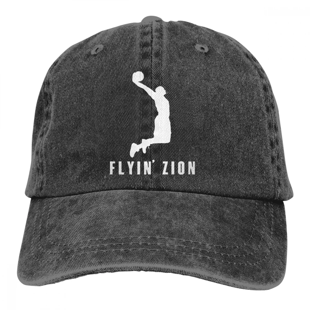 Flyin' Zion Dunk Casquette черные унисекс Мужские Женские джинсовые бейсболка с ремешком