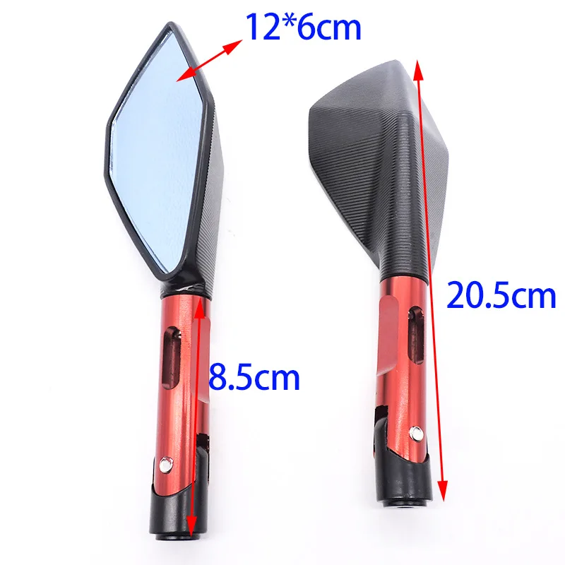 

Aluminum CNC motorcycle rearview Side mirror For honda Kawasaki z750 Z800 Z1000 Suzuki Ducati yamaha yzf r6 r1 MT07 09 FZR 400