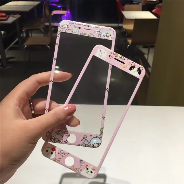 Защитная пленка для экрана iphone 6 6S 7 8 Plus закаленное стекло 3D полное покрытие с