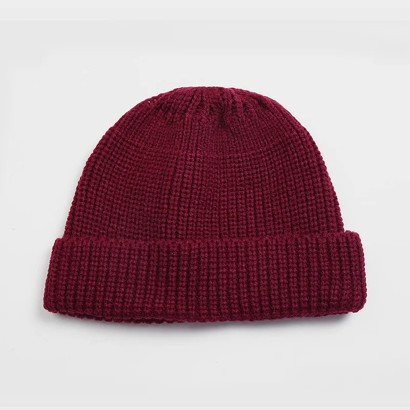 Шапка Skullcap Новые однотонные шапки зимняя женская мужская шапка унисекс вязаная