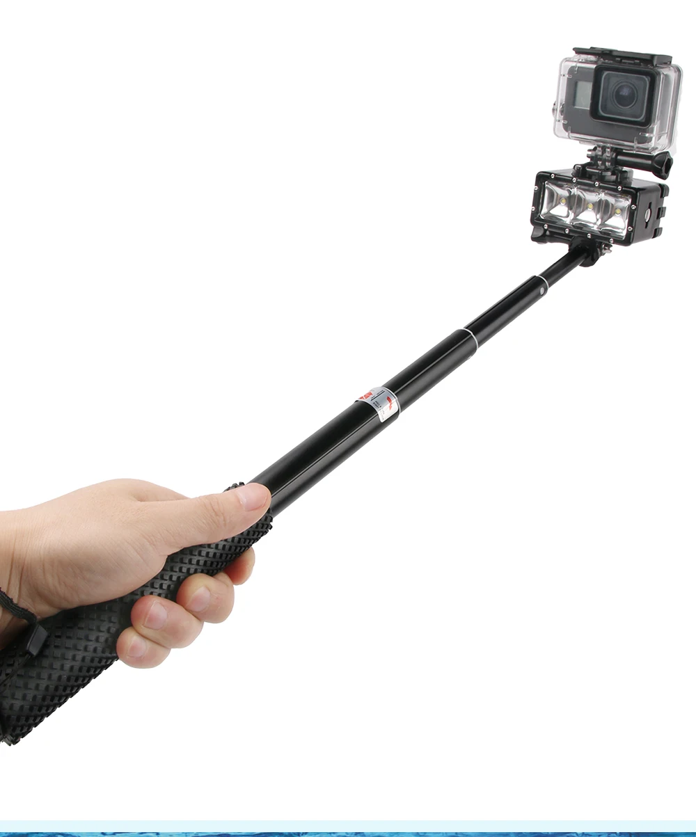 Для GoPro вспышка для подводного погружения и светильник Водонепроницаемый светодиодный вспышка для камеры светильник для GoPro Hero 8/7/6/5/4/3+, для спортивной экшн-камеры SJCAM SJ4000