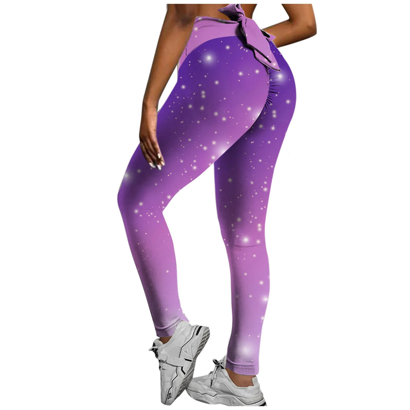 Новые сексуальные лосины женские Леггинсы Mujer Push Up Печать банта Брюки Высокая талия Растяжка Спортивная одежда для фитнеса в тренажерном зале.