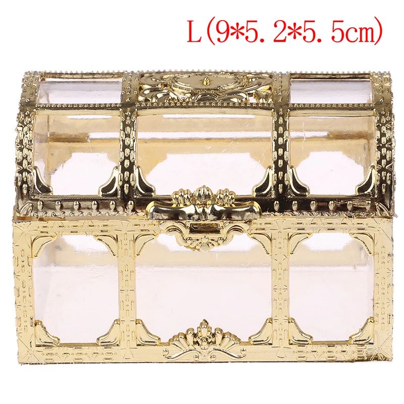 Transparent Gold Sweet Candy Box Case Chocolate Gift Romantic Wedding Favor Party Decoration Creative | Дом и сад