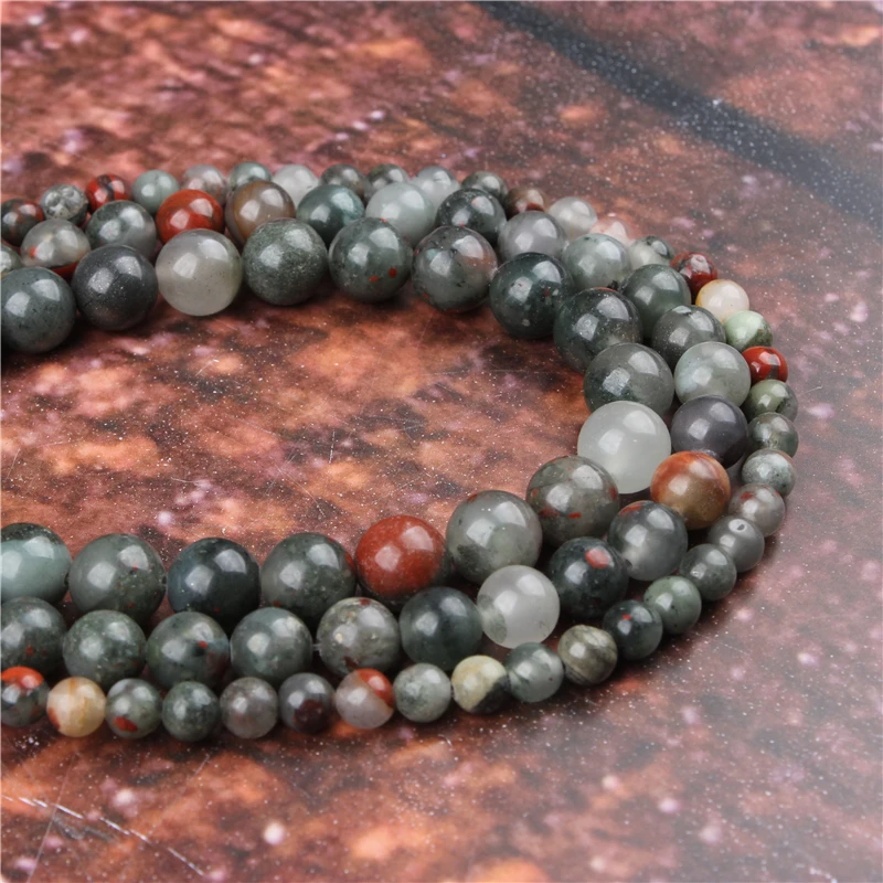 Модный вечерний зимние круглые свободные бусины ювелирные изделия камень 4/6/8/10/12