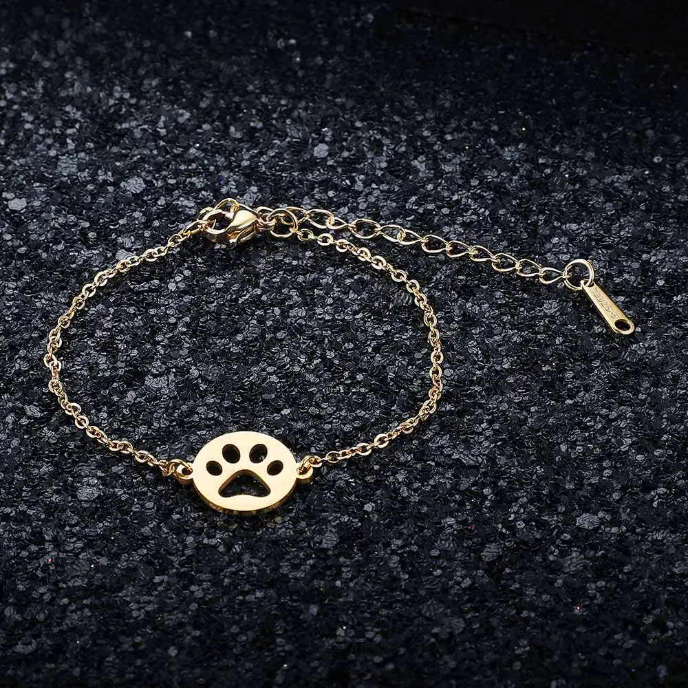 Boho Ловец снов Pet Dog Paw Om Falmingo очаровательный браслет для женщин нержавеющая сталь изысканные украшения Прямая поставка