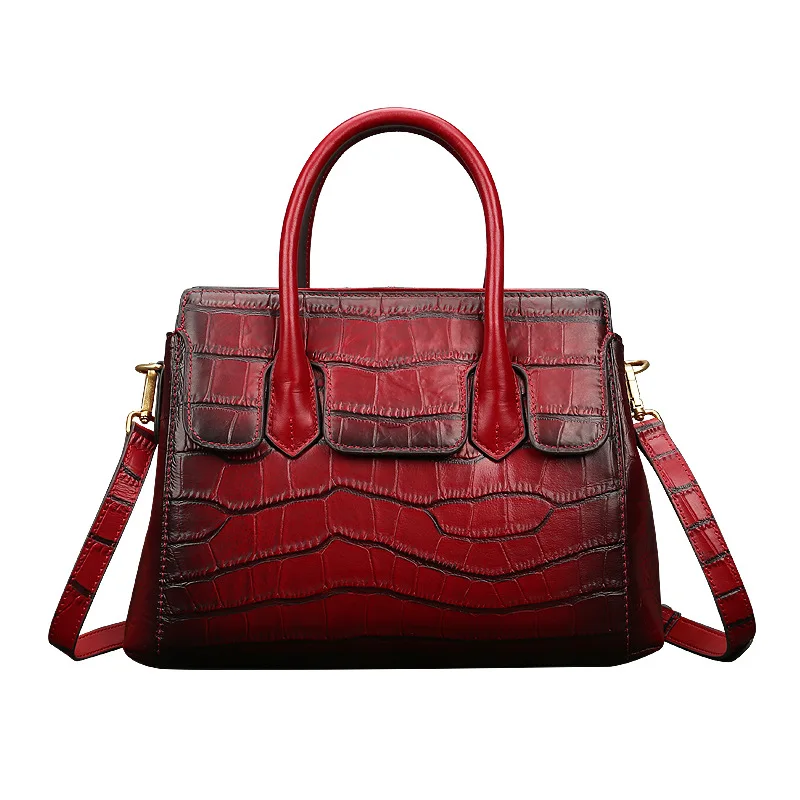 

Bags women's bag new 2020 single shoulder bag alligator leather women's bag magnetic buckle pressure women's handbag women bag