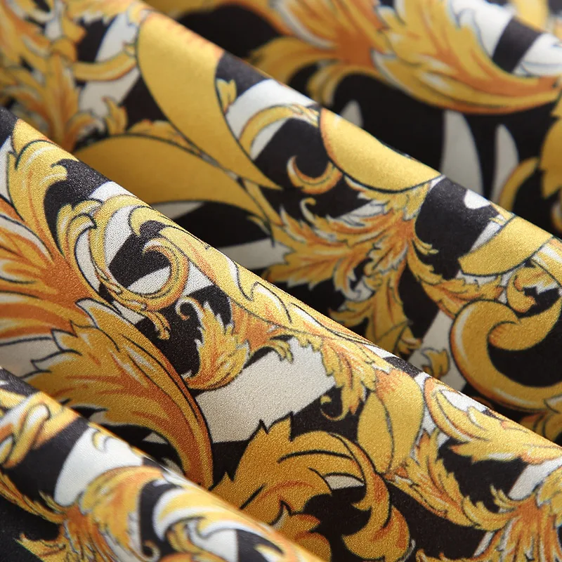 

Seifrmann Women Runway FashionMidi Dress Summer Short Sleeve Vintage Style Female Party Big Swing A-Line Dresses vestidos 2021