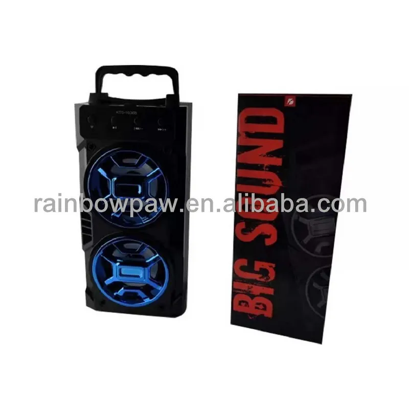KTS-1306S Dual 3 дюйма Лучшая цена хороший звук портативный для улицы TWS FM беспроводной BT
