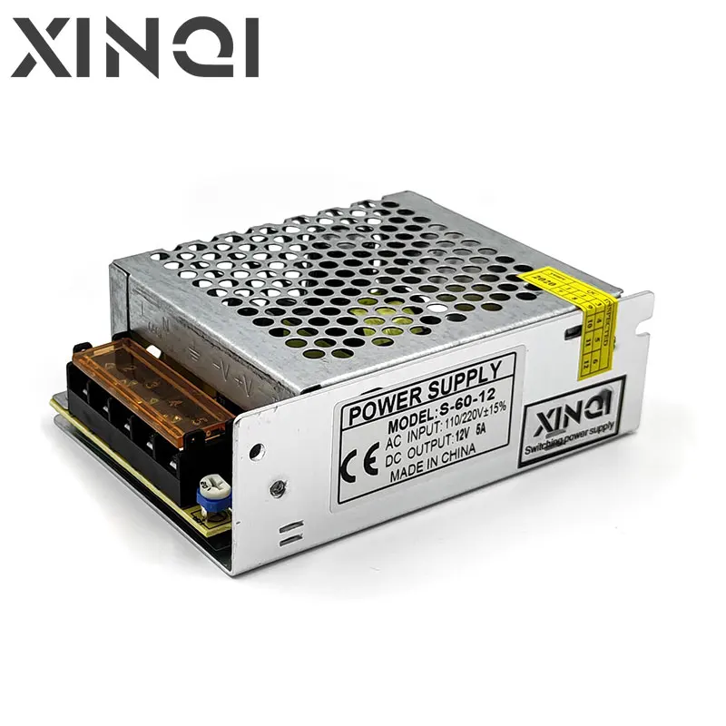 S 60 12 60W 12V 5A импульсный источник питания AC 220V в DC|Импульсный питания| |