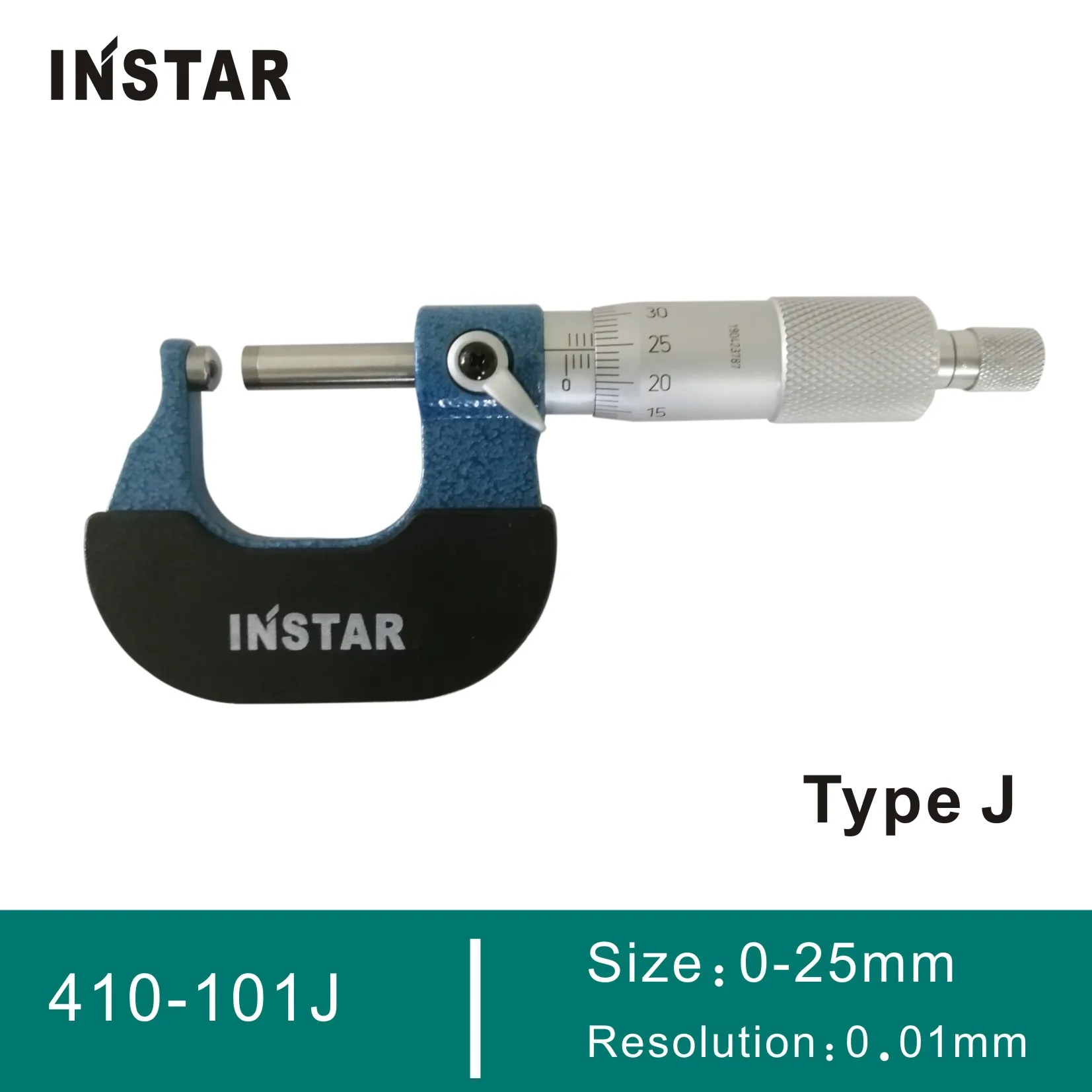 Микрометр с трубкой 0-25 мм x 0,01 мм, промышленное качество