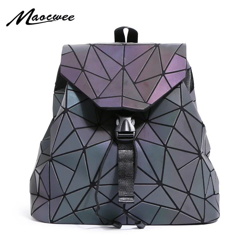 Женский маленький рюкзак для девочек подростков складной на шнурке зеркало с