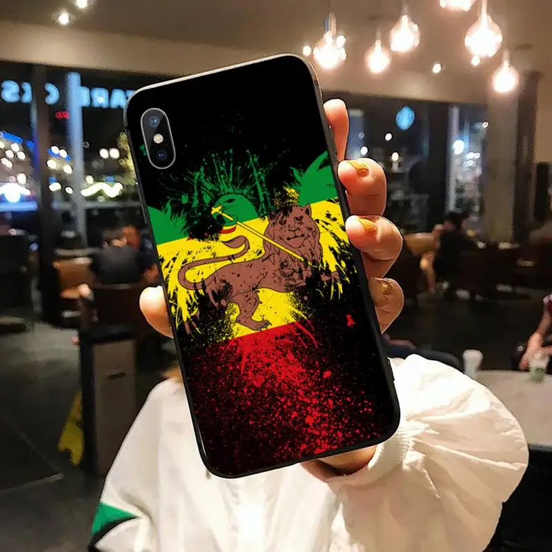 

ethiopia flag Lion eagle Red yellow Phone Case for iPhone 11 12 pro XS MAX 8 7 6 6S Plus X 5S SE 2020 XR
