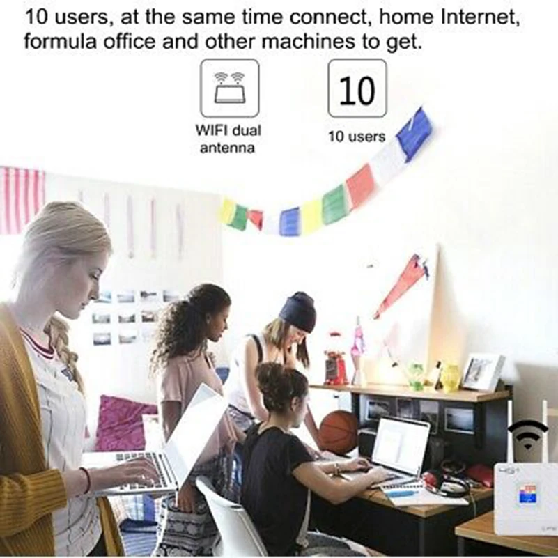 Беспроводной модем YIZLOAO 4G точки доступа роутер Plus 150 Мбит/с 4g/Sim Wi Fi Мобильная точка