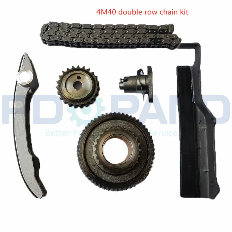 

4M40 4M40T 4M40-T Engine Timing Chain Distribution Kit for Mitsubishi MONTERO PAJERO SHOGUN TRITON SOHC 8V 2.8TD 1993-2002