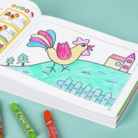 6 booksset doodle coloring book baby enlightenment learn to draw relieve stress kill time graffiti painting drawing art book