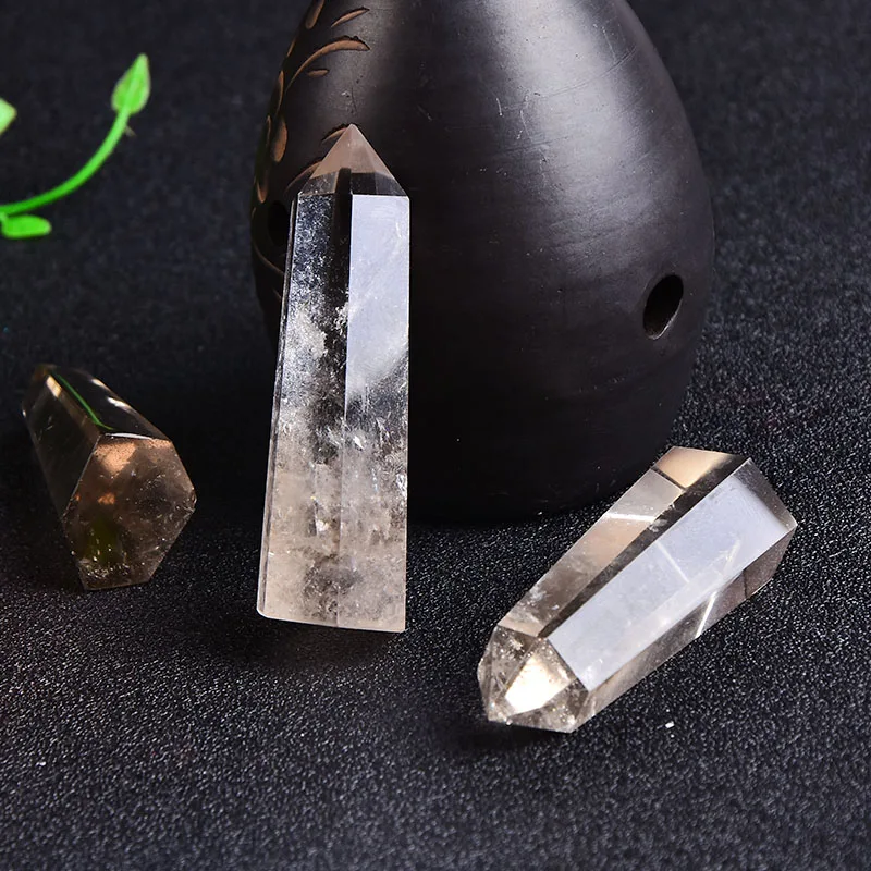 1 шт. натуральный кристалл дымчатого кварца ТОЧКА энергии Рейки шестигранная
