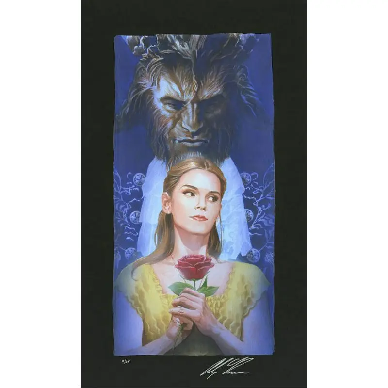 Алмазная живопись 5D сделай сам вышивка крестиком красавица чудовище