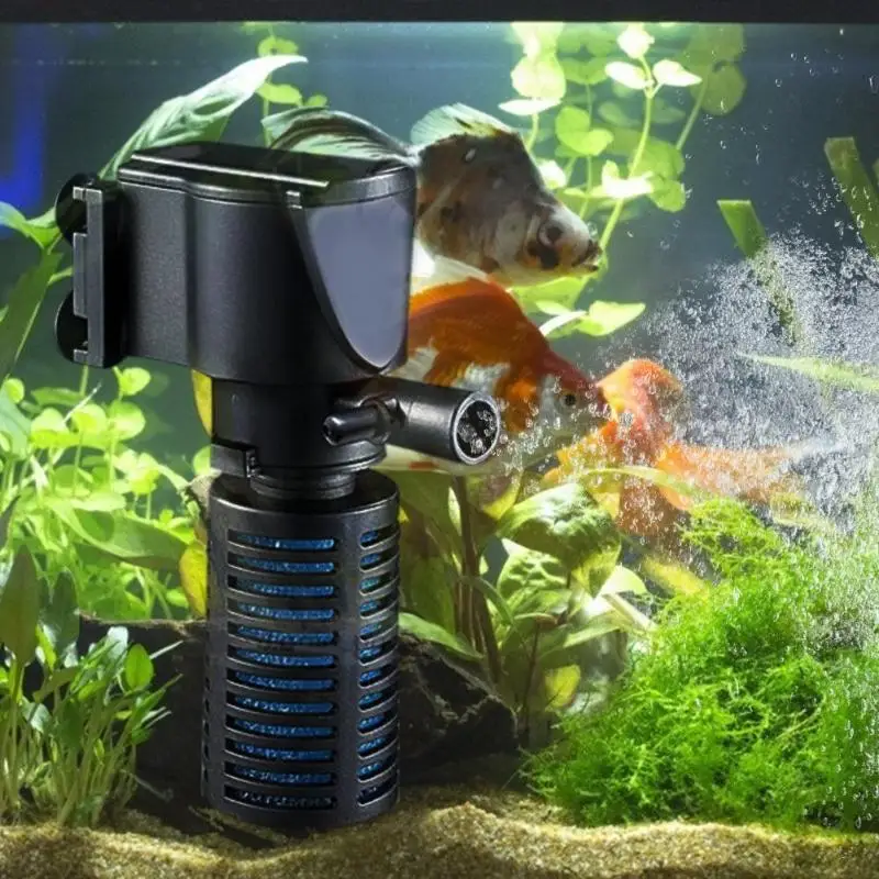 Мини воздушный компрессор кислородный насос аквариумный аквариум работающий