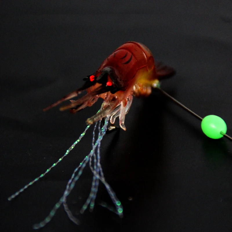 Мягкая рыболовная приманка в виде креветки 10 см 6 г|Наживки для рыбной ловли| |