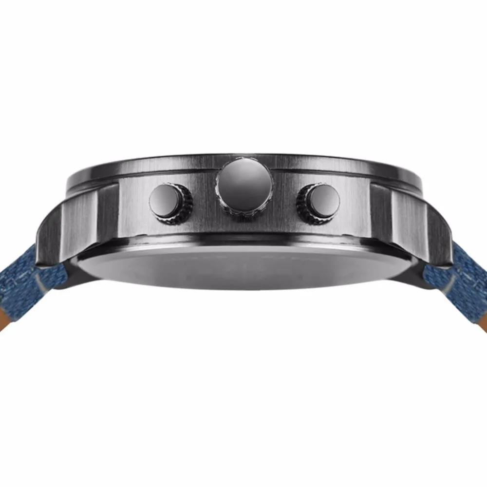 OULM Мужские часы от известного бренда военные мужские с 2 временными зонами модные