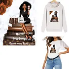 Модные термоклейкие нашивки для девушек, термоклейкие переводные наклейки, полосатые нашивки для одежды, женская футболка, наклейка, аппликация сделай сам