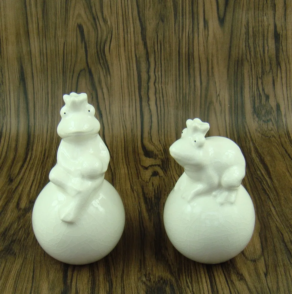 Фарфор принц-Лягушка декоративная статуэтка керамика принцесса статуя Гримма