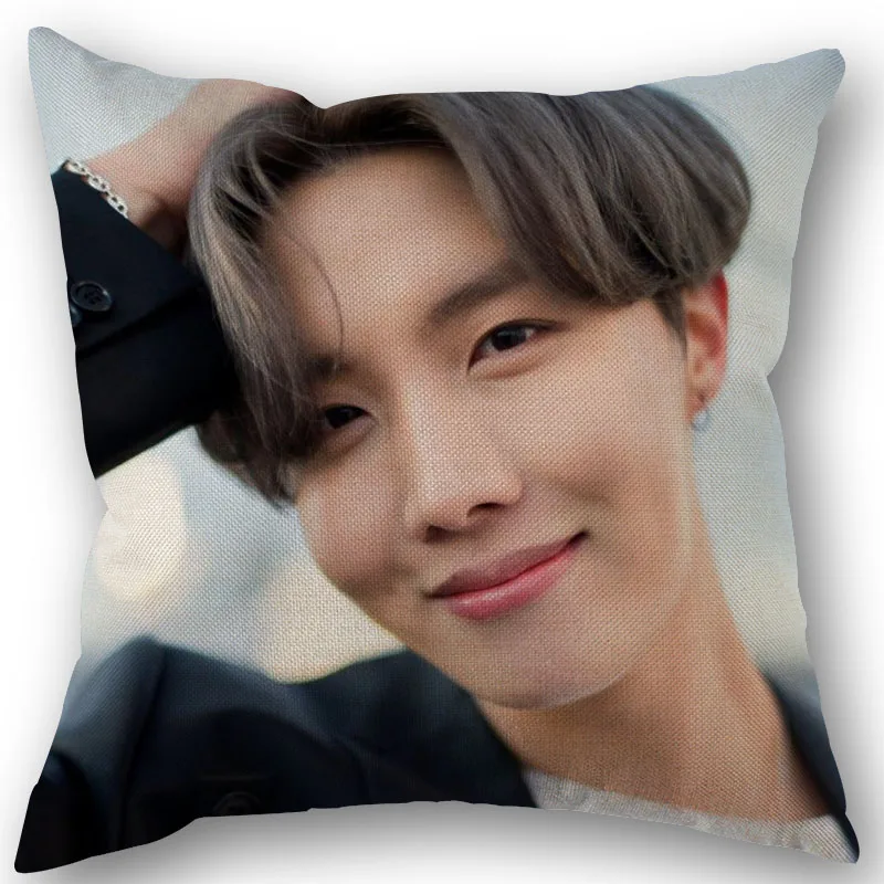 Пользовательская Подушка J Hope чехол свадебная подушка для дома наволочка 45x45 (с