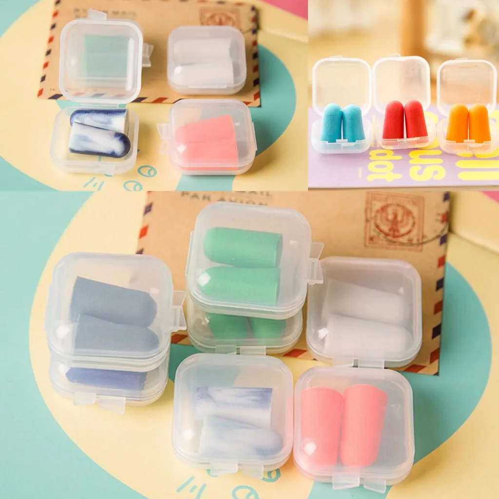 

2021 New Soft Foam Ear Plugs Classic Tapered Travel Sleep Noise Reduction Prevention Earplugs Sound Insulation Earplugs 1 Pair