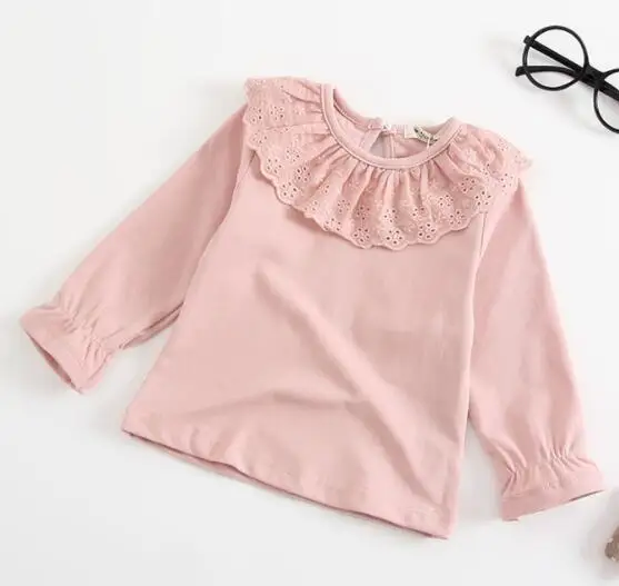 Pink t-shirt Г. Весенние свитера для маленьких девочек, пальто детская одежда с вышитыми цветами хлопковый детский вязаный свитер, пальто кардиган для девочек, куртка - Цвет: Pink t-shirt