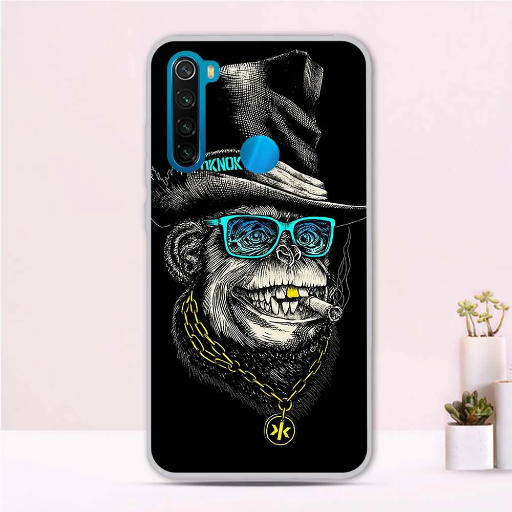 Чехол для Xiaomi Redmi Note 8 Силиконовый ТПУ чехол с принтом Pro чехлы телефонов