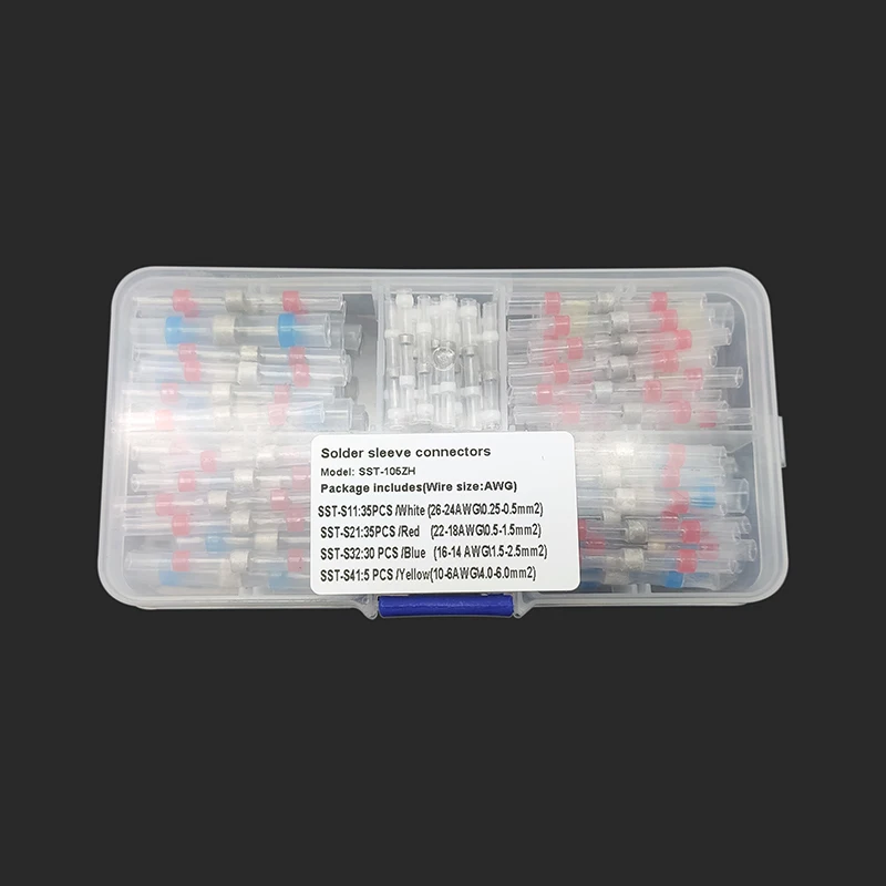 105 шт. водонепроницаемые и прозрачные термоусадочные муфты комплекты терминалов