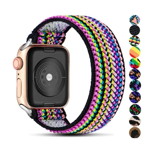 Ремешок нейлоновый для Apple watch band 45 мм 41 мм 44 мм 40 мм