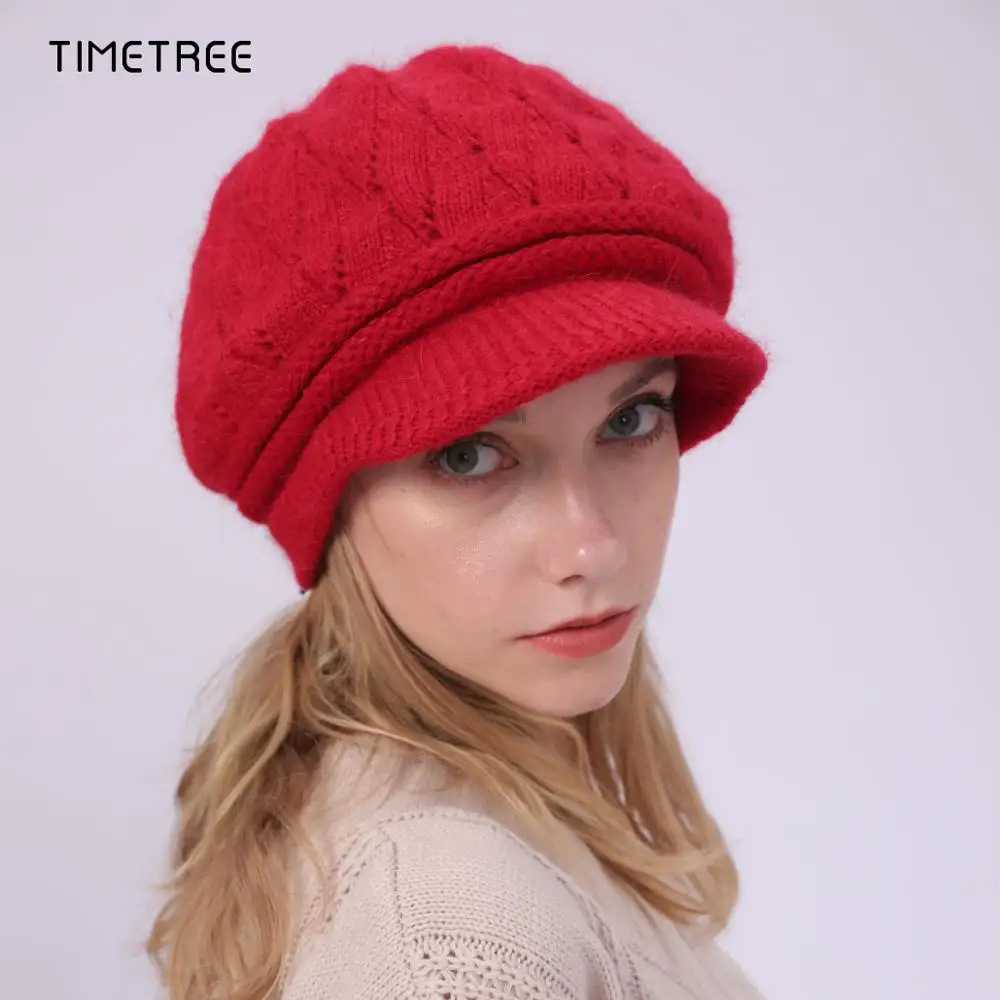 Классические трендовые зимние теплые шапки женские вязаные мягкие шарф