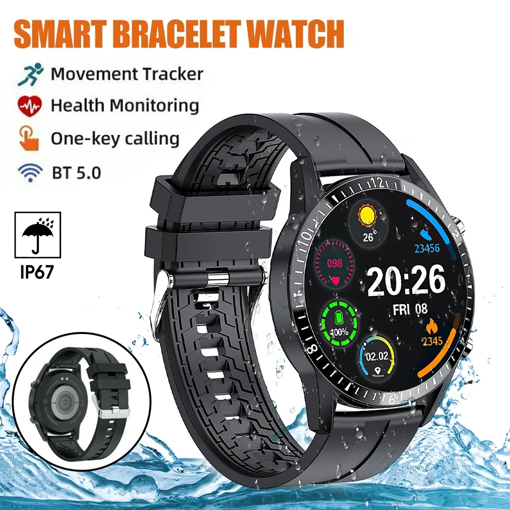 

Men Smart Watch 1.3Inch Touch Screen Compatible Bluetooth Call Smartwatch Women Sports Fitness Running Waterproof Watches