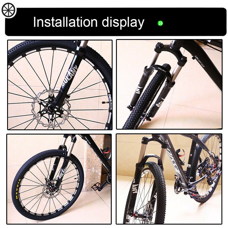 Вилка подвеска для горного велосипеда 26/27 5/29 дюймов 100 мм|Велосипедная вилка| |