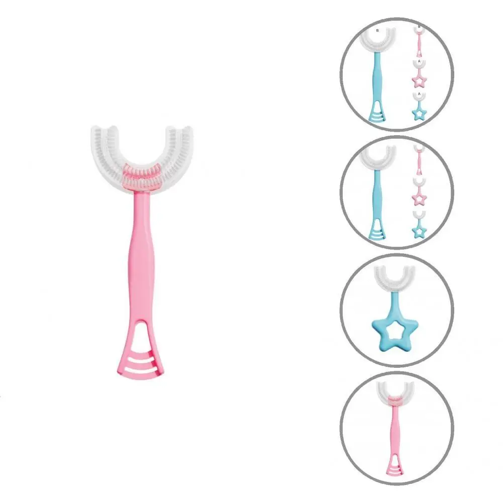 

Toothbrush Great Portable Teeth Care U-Type Modeling Children's Toothbrush for Home U-shaped Toothbrush Toddler Toothbrush