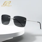 SIMPRECT новый без оправы фотохромные очки солнечные женские 2021 ретро квадратные поляризационные очки женские модные бренд люкс Дизайнер UV400 высокое качество антиблик для вождения прямоугольные солнцезащитные очки