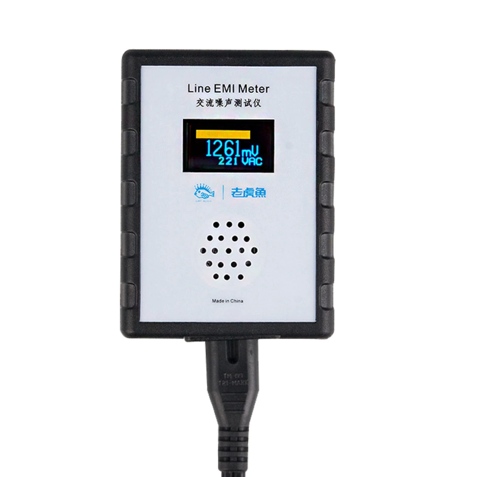 

50/60Hz 10KHz-10MHz Line EMI Meter Mains Noise Analyzer EMI Measuring Device OLED os12 Sound Level Meters AC 85Vac - 250Vac
