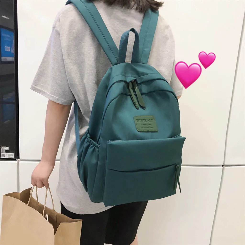 Водонепроницаемый нейлоновый женский рюкзак Большой Вместительный Школьный