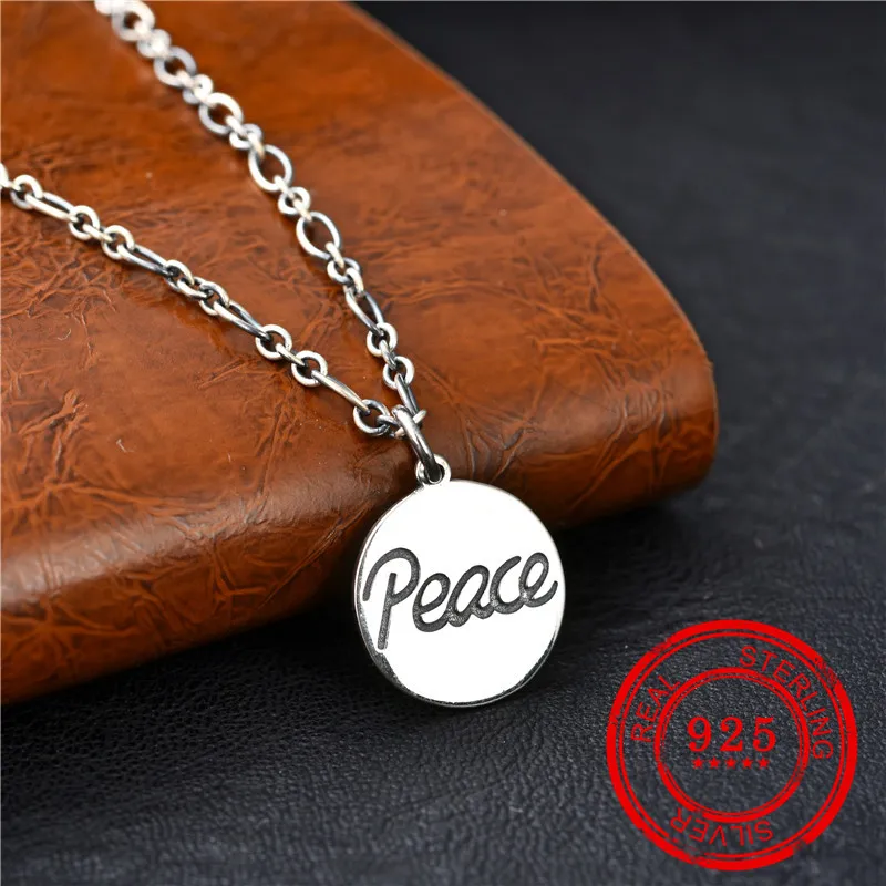 Винтажное ожерелье из серебра 925 пробы модные ювелирные украшения серебряное