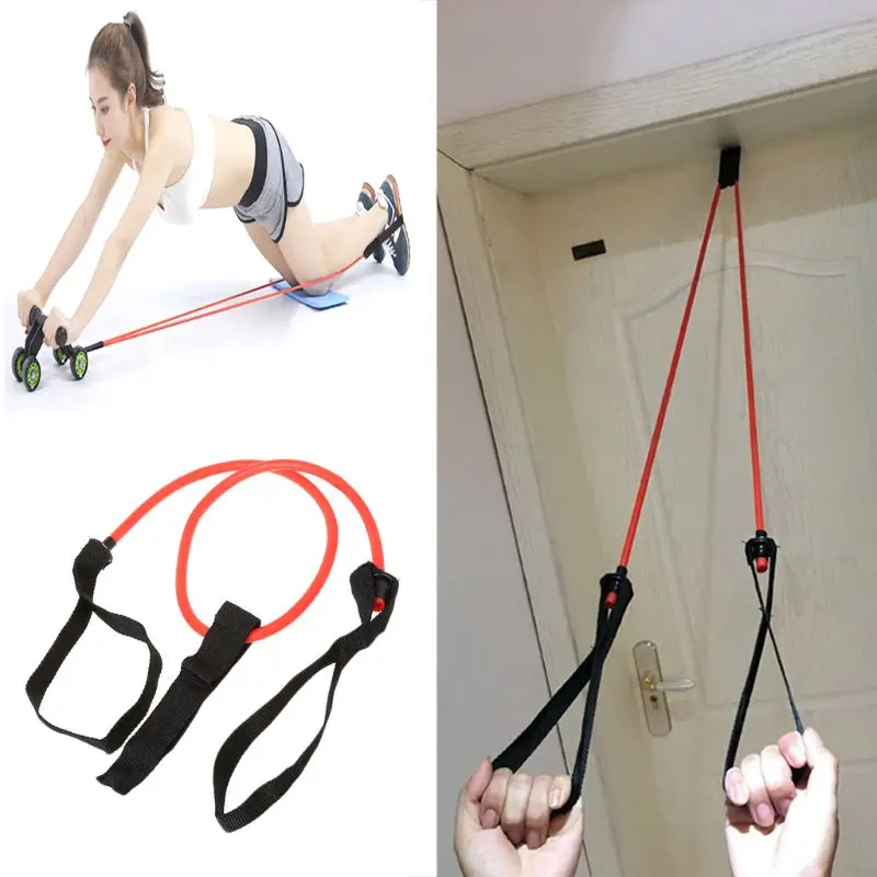 Ab ролик Тяговая веревка абдоминальные Упражнения Тренажерный зал Фитнес