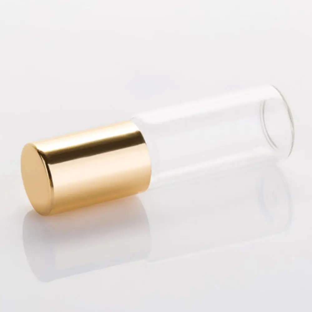 1 шт. в партии 6 мл Портативный Прямоугольный Стеклянный бутылка с роликом Мини