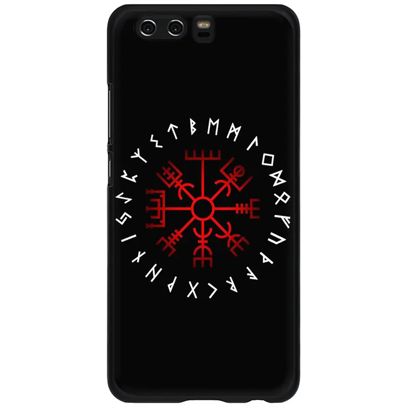 EWAU Viking Vegvisir Odin скандинавский мягкий чехол для телефона huawei Honor view 20 9X 6A 7A 7C 7X 8C 8X Pro 8 9 10 Lite - Цвет: B11