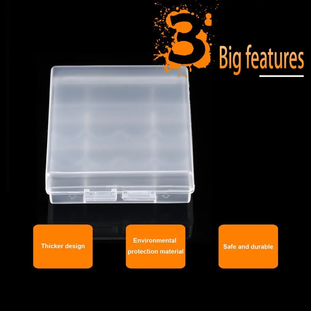 LEISE 4xAA типа AA или AAA Пластик Батарея держатель хранения Чехол коробка для батарей