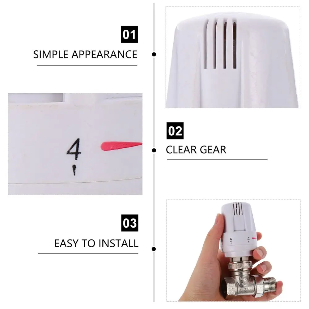 

Automatic Thermostatic Radiator Temperature Control Angle Floor Heat